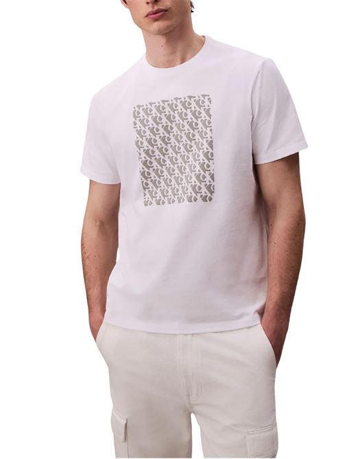 T-shirt monogram in cotone Calvin Klein Jeans | LV04RC841GYAA